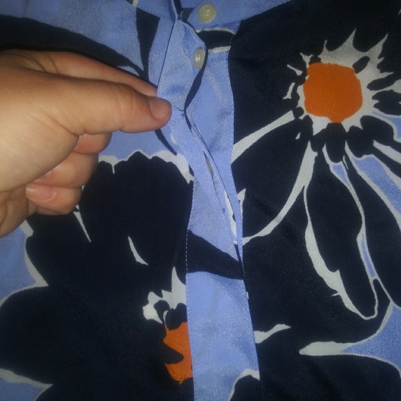 J.Crew | Floral Sleeveless Blouse sz 00 - Picture 3 of 8